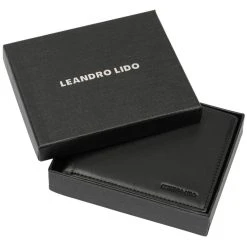 LEANDRO LIDO Classic Brieftasche Schwarz
