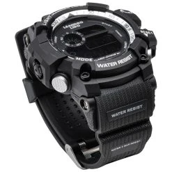 LEANDRO LIDO "Monza" Unisex Sport Uhr Schwarz Weiß -JELEX Geschäft LL 18 3 1280x1280