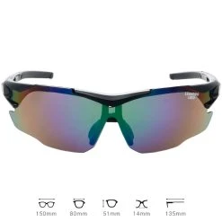 LEANDRO LIDO Challenger One Sport Sonnenbrille Schwarz/bunt -JELEX Geschäft LL 2 4 1280x1280