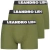 LEANDRO LIDO "Ravello" Herren Boxershorts 3er-Pack Grün 1 LEANDRO LIDO "Ravello" Herren Boxershorts 3er-Pack Grün -JELEX Geschäft LL 25 1 1280x1280