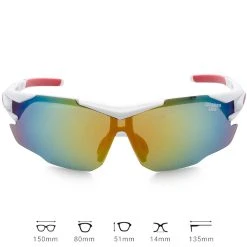 LEANDRO LIDO Challenger One Sport Sonnenbrille Bunt/weiß -JELEX Geschäft LL 4 4 1280x1280