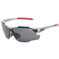 LEANDRO LIDO Challenger One Sport Sonnenbrille Weiß/schwarz