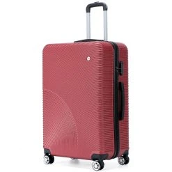 LEANDRO LIDO "Montefalco" 24" Koffer Weinrot