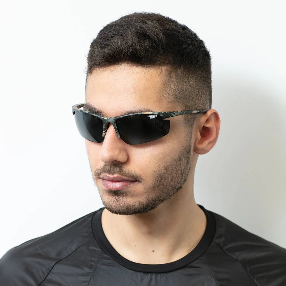 LEANDRO LIDO Power Sport Sonnenbrille Camo/schwarz 5 LEANDRO LIDO Power Sport Sonnenbrille Camo/schwarz – Bild 3