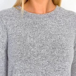 BRAVE SOUL Bella Damen Glockenärmel Langarmshirt LLT-481BELLA GREY -JELEX Geschäft LLT 481BELLA GREY 3 1280x1280
