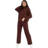 BRAVE SOUL Damen Anzug Rollkragen Pullover Und Hose LSET-248BRAKENE