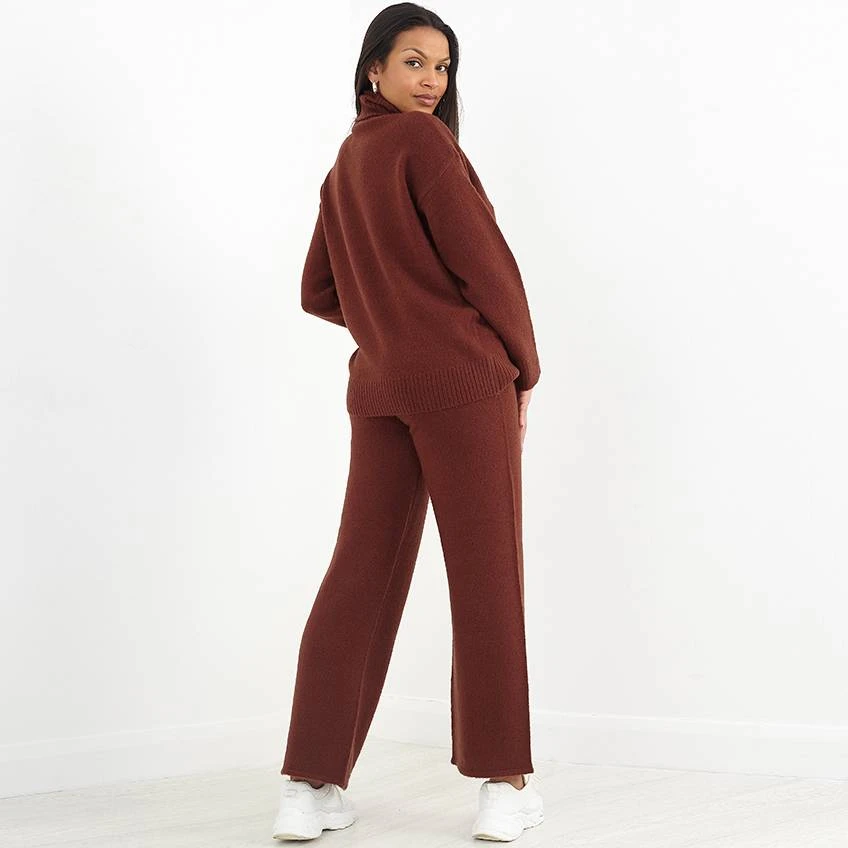 BRAVE SOUL Damen Anzug Rollkragen Pullover Und Hose LSET-248BRAKENE 4 BRAVE SOUL Damen Anzug Rollkragen Pullover Und Hose LSET-248BRAKENE – Bild 2