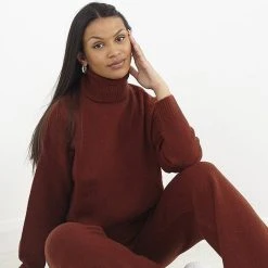 BRAVE SOUL Damen Anzug Rollkragen Pullover Und Hose LSET-248BRAKENE 7 BRAVE SOUL Damen Anzug Rollkragen Pullover Und Hose LSET-248BRAKENE -JELEX Geschäft LSET 248BRAKENE 3 1280x1280