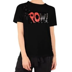BRAVE SOUL Pow Damen T-Shirt LTS-272POW BLACK