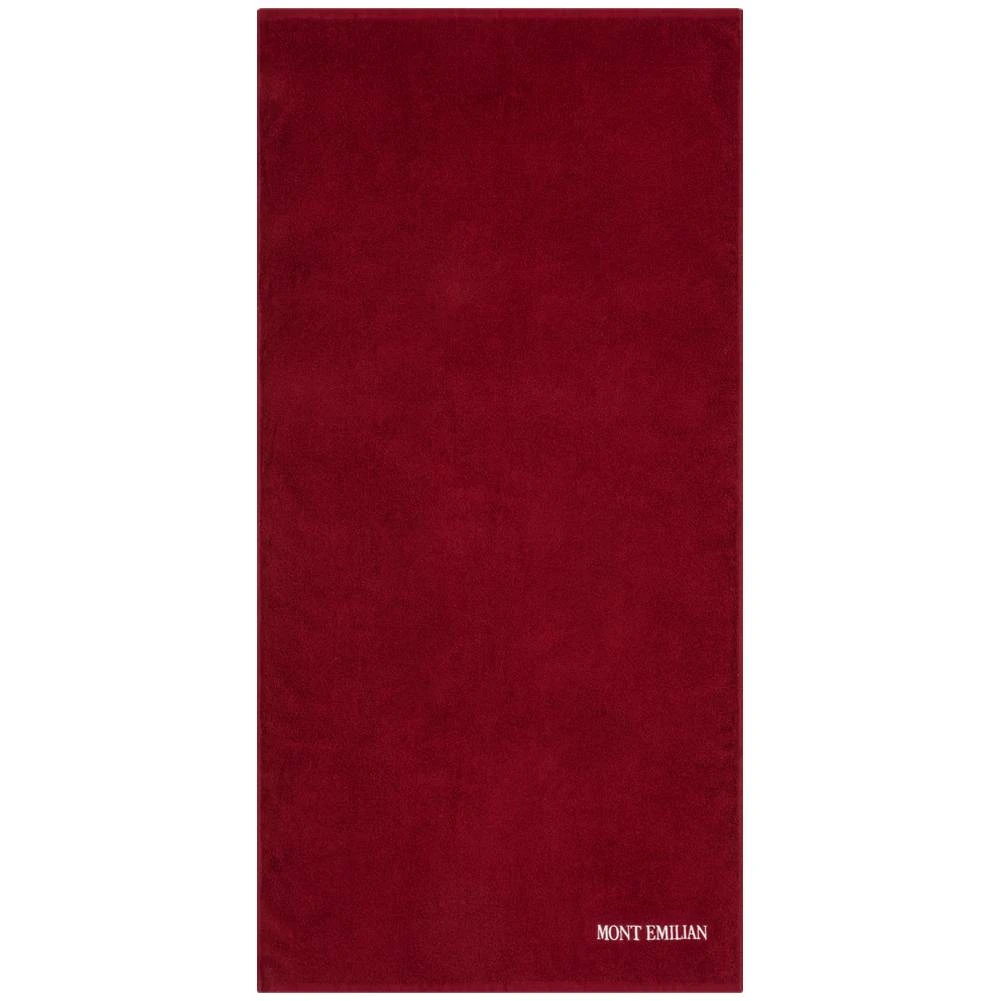 MONT EMILIAN "Peillon" Badetuch 140 X 70 Cm Rot 6 MONT EMILIAN "Peillon" Badetuch 140 X 70 Cm Rot – Bild 4