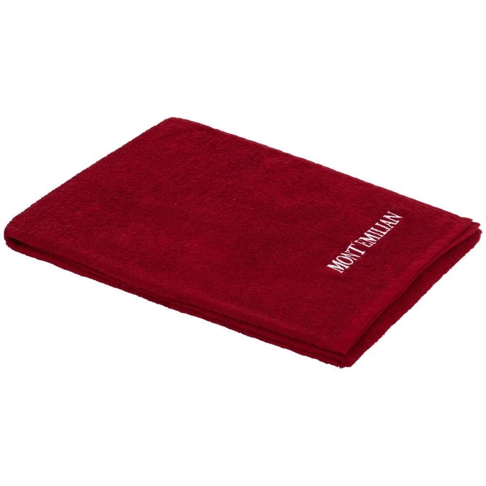 MONT EMILIAN "Peillon" Badetuch 140 X 70 Cm Rot 7 MONT EMILIAN "Peillon" Badetuch 140 X 70 Cm Rot – Bild 5
