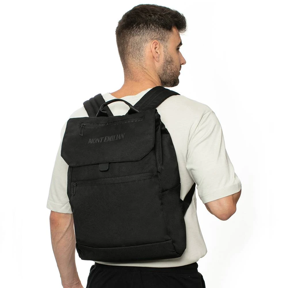 MONT EMILIAN "Brest" Freizeit Rucksack Schwarz 5 MONT EMILIAN "Brest" Freizeit Rucksack Schwarz – Bild 3