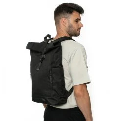 MONT EMILIAN "Perpignan" Rolltop Rucksack Schwarz -JELEX Geschäft ME 21 2 1280x1280