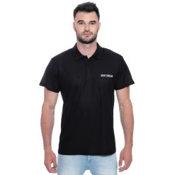 MONT EMILIAN "Caen" Herren Basic Polo-Shirt Schwarz
