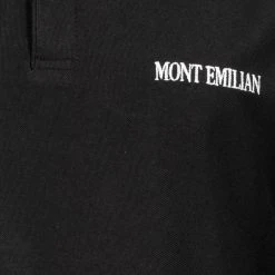 MONT EMILIAN "Caen" Herren Basic Polo-Shirt Schwarz -JELEX Geschäft ME 24 5 1280x1280