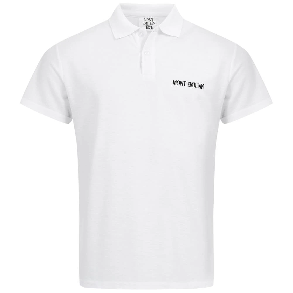 MONT EMILIAN "Caen" Herren Basic Polo-Shirt Weiß 5 MONT EMILIAN "Caen" Herren Basic Polo-Shirt Weiß – Bild 3