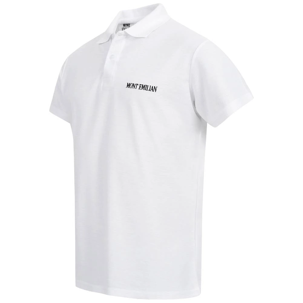 MONT EMILIAN "Caen" Herren Basic Polo-Shirt Weiß 6 MONT EMILIAN "Caen" Herren Basic Polo-Shirt Weiß – Bild 4