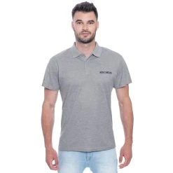 MONT EMILIAN "Caen" Herren Basic Polo-Shirt Grau