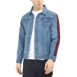 BRAVE SOUL Carson Herren Jeansjacke MJK-CARSONTAPE