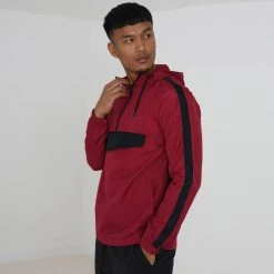BRAVE SOUL Durham Herren Windbreaker MJK-DURHAMPKB RED -JELEX Geschäft MJK DURHAMPKB RED 3 1280x1280