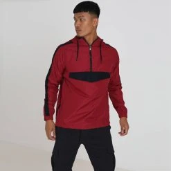 BRAVE SOUL Durham Herren Windbreaker MJK-DURHAMPKB RED -JELEX Geschäft MJK DURHAMPKB RED 4 1280x1280