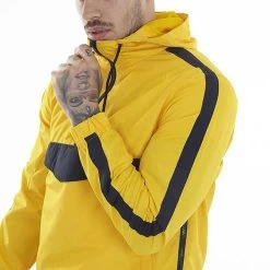 BRAVE SOUL Durham Herren Windbreaker MJK-DURHAMPKB YELLOW -JELEX Geschäft MJK DURHAMPKB YELLOW 3 1280x1280