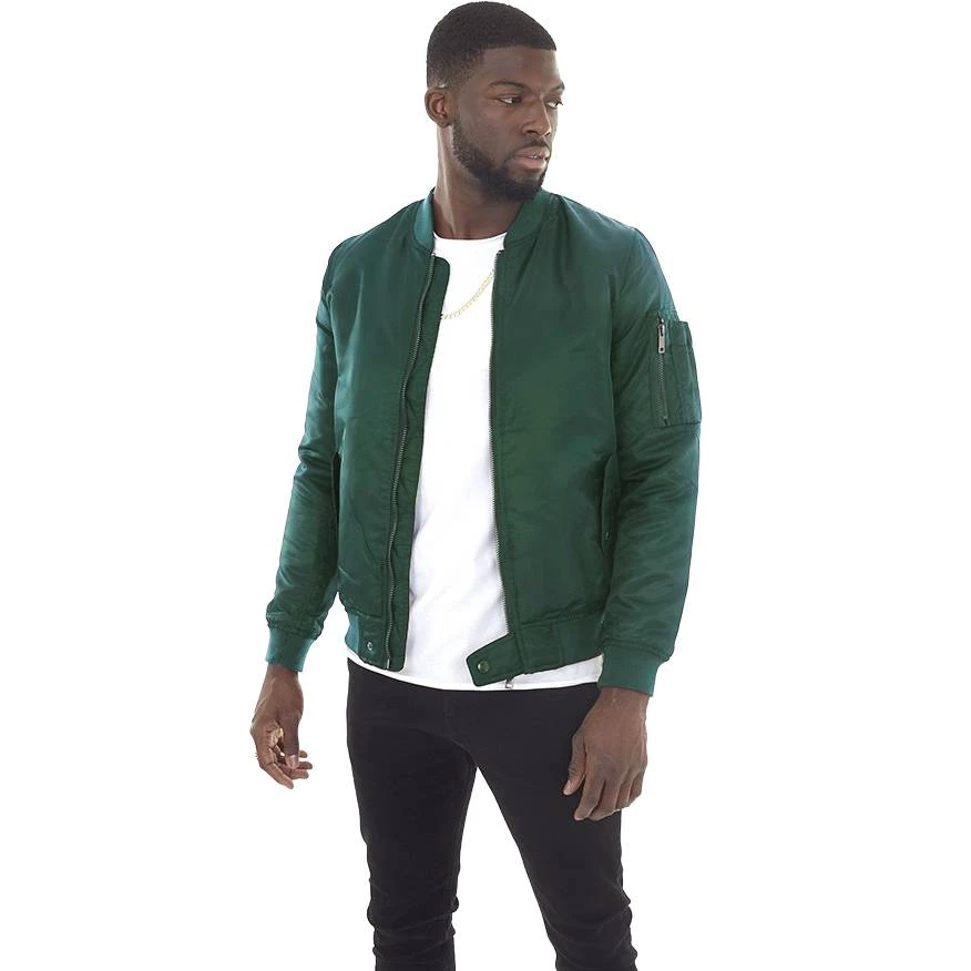 BRAVE SOUL Oslo Herren Bomberjacke MJK-OSLOPKC GREEN 3 BRAVE SOUL Oslo Herren Bomberjacke MJK-OSLOPKC GREEN