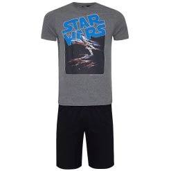Sun City Star Wars Disney Herren Pyjama-Set RH3595-grey
