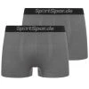SportSpar.de "Double Sparbuxe" Herren Sport Boxershorts 2er-Pack Grau -JELEX Geschäft SPSP 61 1 1280x1280