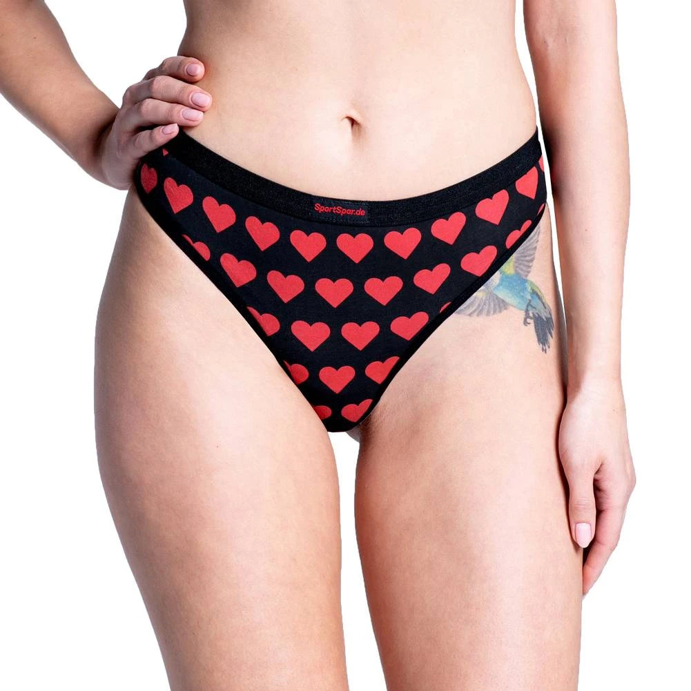 SportSpar.de "Be My Valentine" Damen Tanga 3 SportSpar.de "Be My Valentine" Damen Tanga