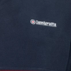 Lambretta Quater Polar 1/4-Zip Herren Fleecejacke SS0187-NVY -JELEX Geschäft SS0187 NVY 4 1280x1280