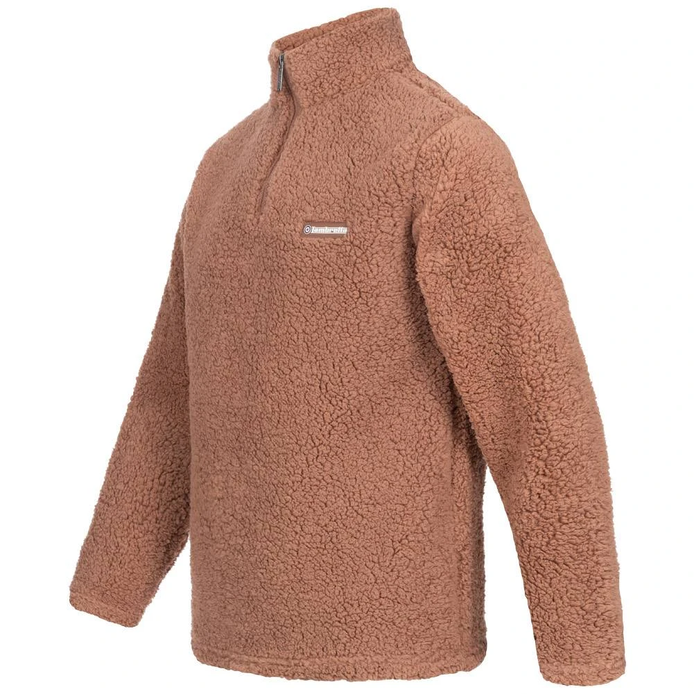 Lambretta Sherpa QTR 1/4-Zip Polar Herren Fleecejacke SS0237-BRN 4 Lambretta Sherpa QTR 1/4-Zip Polar Herren Fleecejacke SS0237-BRN – Bild 2