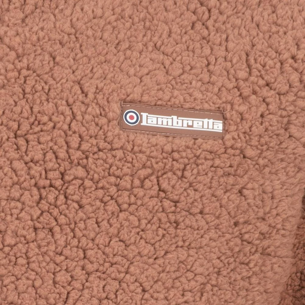 Lambretta Sherpa QTR 1/4-Zip Polar Herren Fleecejacke SS0237-BRN 6 Lambretta Sherpa QTR 1/4-Zip Polar Herren Fleecejacke SS0237-BRN – Bild 4