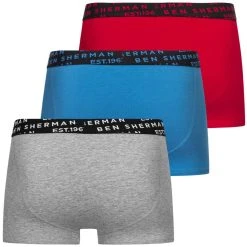 BEN SHERMAN Edward Herren Boxershorts 3er-Pack U5-1374-BS-3PKA -JELEX Geschäft U5 1374 BS 3PKA 3 1280x1280