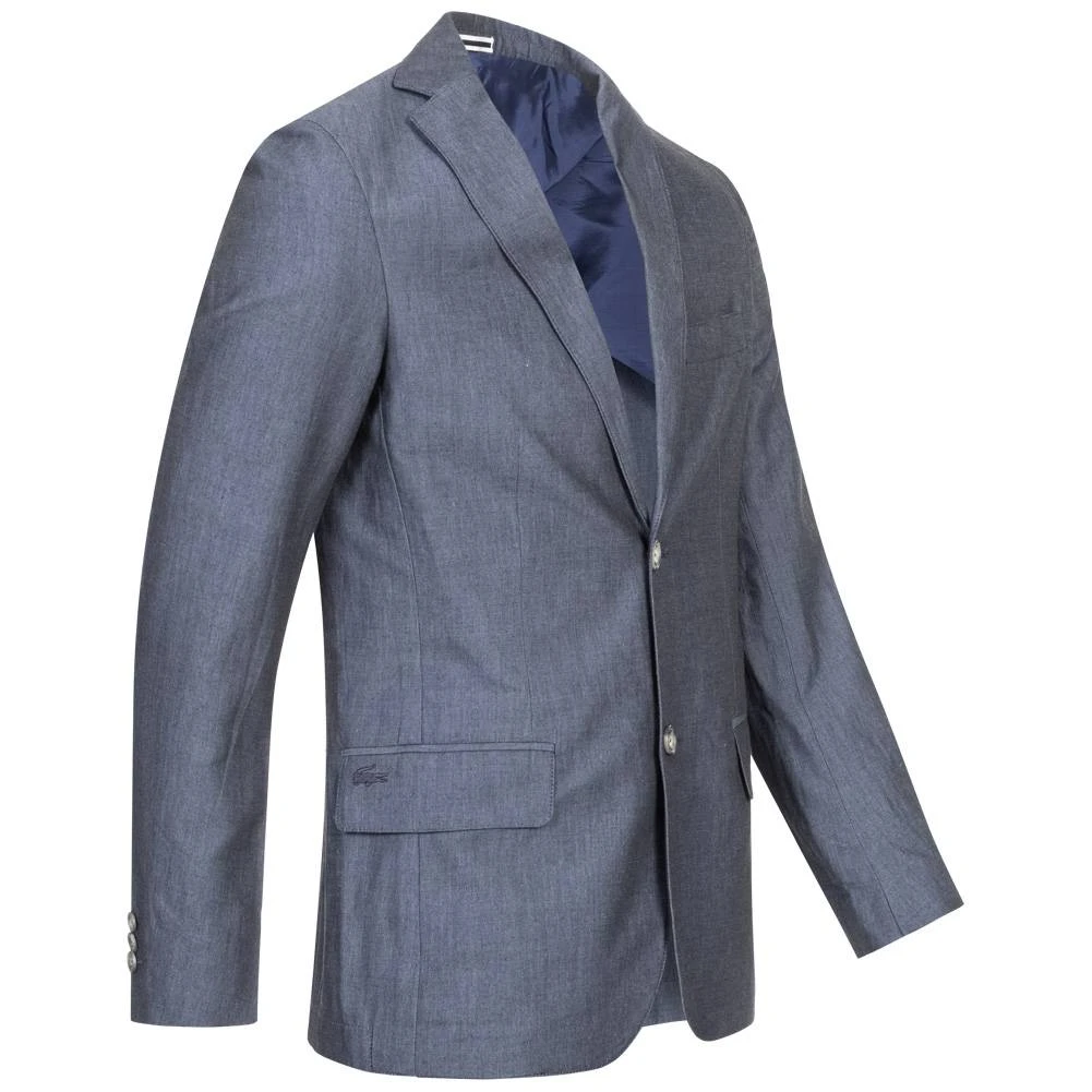 LACOSTE Slim Fit Herren Leinen Blazer VH5922-PQ8 4 LACOSTE Slim Fit Herren Leinen Blazer VH5922-PQ8 – Bild 2